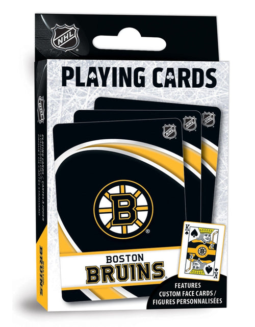 Load image into Gallery viewer, Boston Bruins Playing Cards - 54 Card Deck by MasterPieces Puzzle Company INC

