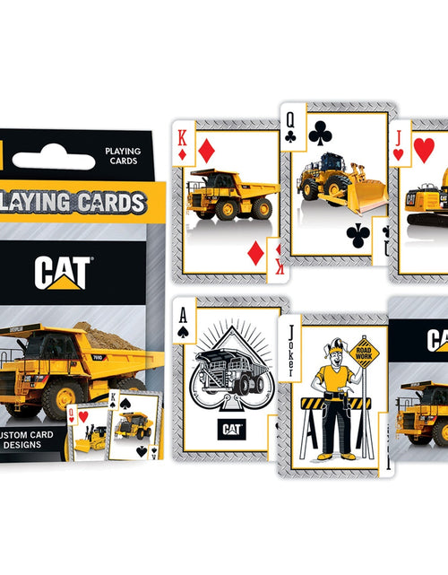 Load image into Gallery viewer, CAT - Caterpillar Playing Cards - 54 Card Deck by MasterPieces Puzzle Company INC
