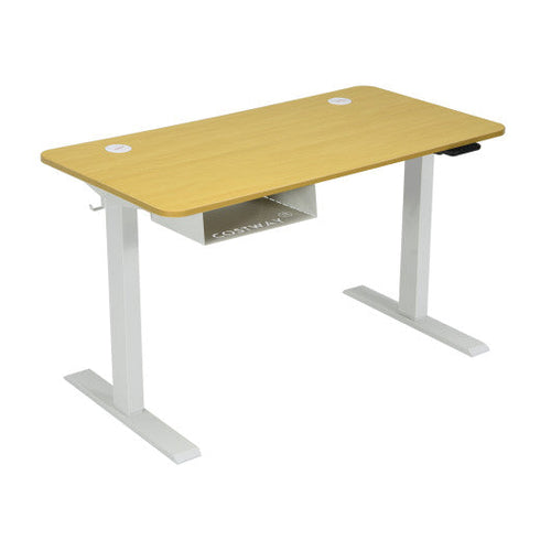 Load image into Gallery viewer, 48-Inch Electric Standing Adjustable Desk with Control Panel and USB Port-Natural
