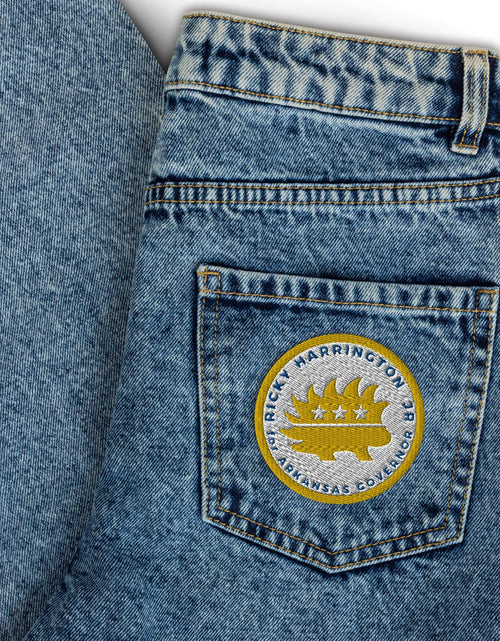 Load image into Gallery viewer, Ricky Harrington for Governor Arkansas Embroidered patches by Proud Libertarian
