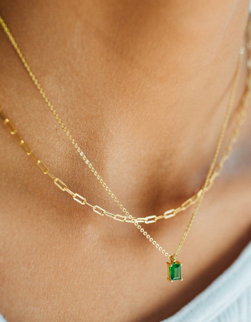 Load image into Gallery viewer, Birthstone Necklace - May by Little Sky Stone

