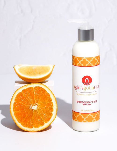 Load image into Gallery viewer, Energizing Citrus Body Lotion by A Girl's Gotta Spa!

