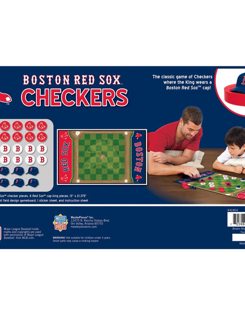 Load image into Gallery viewer, Boston Red Sox Checkers Board Game by MasterPieces Puzzle Company INC

