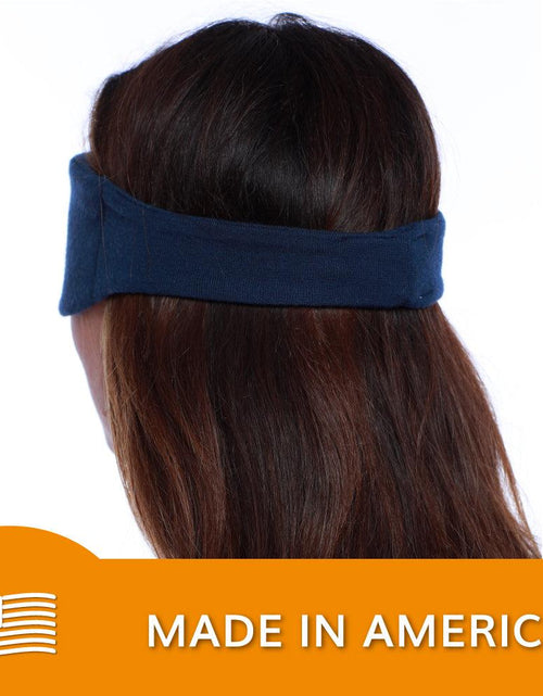 Load image into Gallery viewer, Escape Sleep Mask in Navy Blue by HappyLuxe
