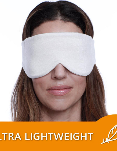 Load image into Gallery viewer, Escape Sleep Mask in Silver Gray by HappyLuxe
