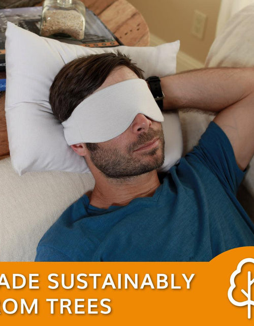 Load image into Gallery viewer, Escape Sleep Mask in Silver Gray by HappyLuxe
