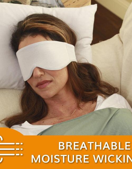 Load image into Gallery viewer, Escape Sleep Mask in Silver Gray by HappyLuxe
