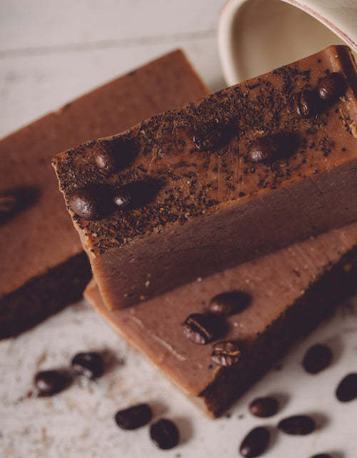 Load image into Gallery viewer, Espresso Yourself Exfoliating Organic Handmade Coffee Soap Minimize Cellulite! by Sweet Harvest Farms
