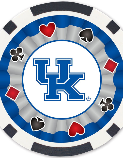 Load image into Gallery viewer, Kentucky Wildcats 100 Piece Poker Chips by MasterPieces Puzzle Company INC
