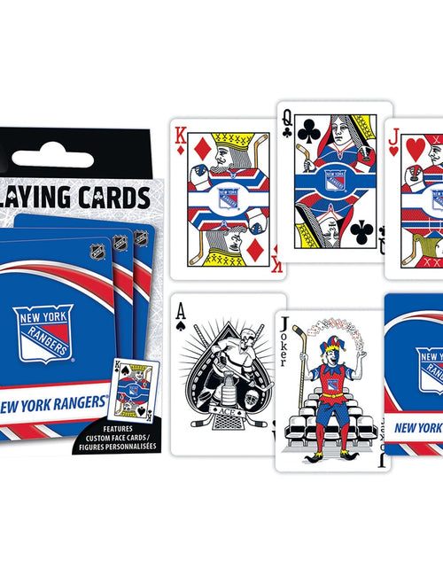 Load image into Gallery viewer, New York Rangers Playing Cards - 54 Card Deck by MasterPieces Puzzle Company INC
