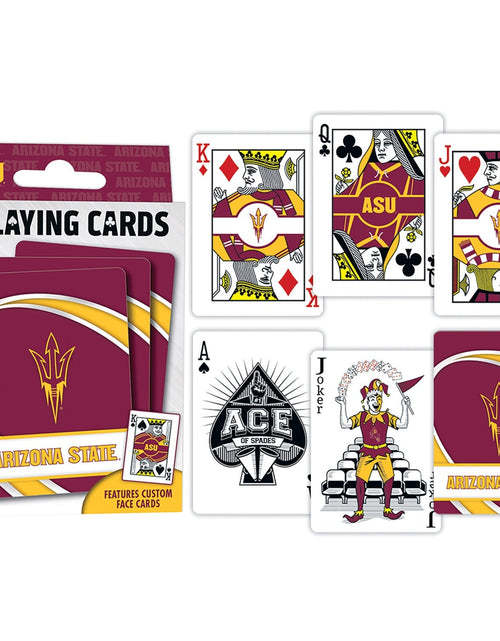 Load image into Gallery viewer, Arizona State Sun Devils Playing Cards - 54 Card Deck by MasterPieces Puzzle Company INC

