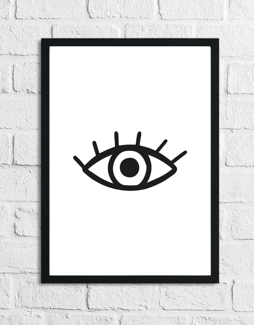Load image into Gallery viewer, Eye Simple Bedroom Dressing Room Wall Decor Print by WinsterCreations™ Official Store
