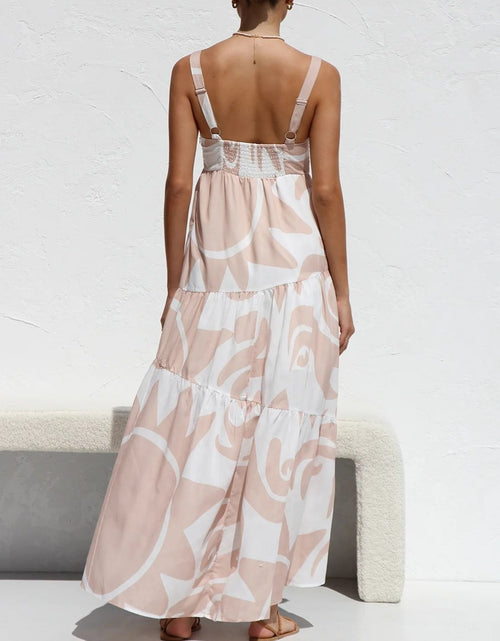 Load image into Gallery viewer, Square Neck Wide Strap Maxi Dress
