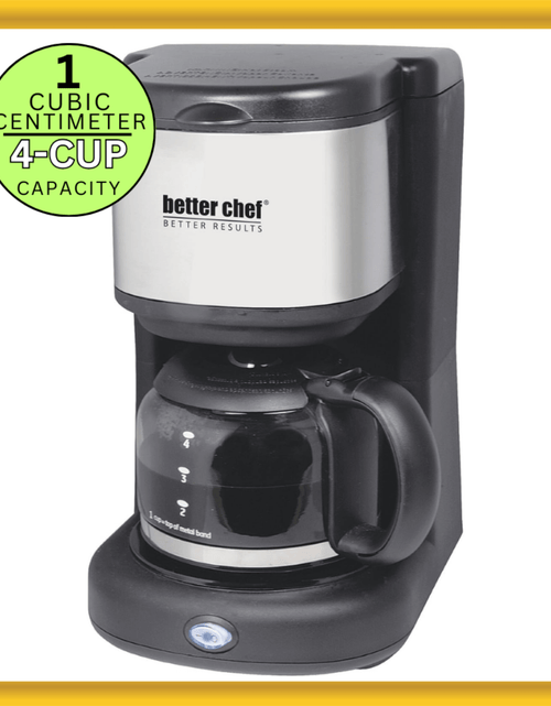 Load image into Gallery viewer, Better Chef 4-Cup Stainless Steel Coffeemaker by Jupiter Gear Home
