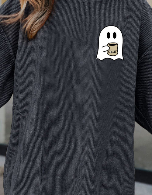 Load image into Gallery viewer, Ghost Graphic Drop Shoulder Sweatshirt

