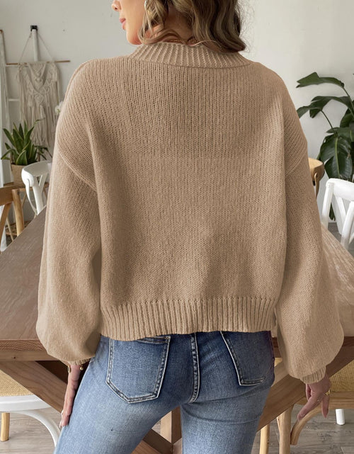 Load image into Gallery viewer, Pearl Open Front Long Sleeve Cardigan
