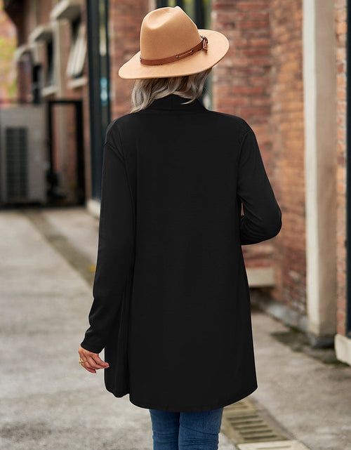 Load image into Gallery viewer, Open Front Long Sleeve Cardigan
