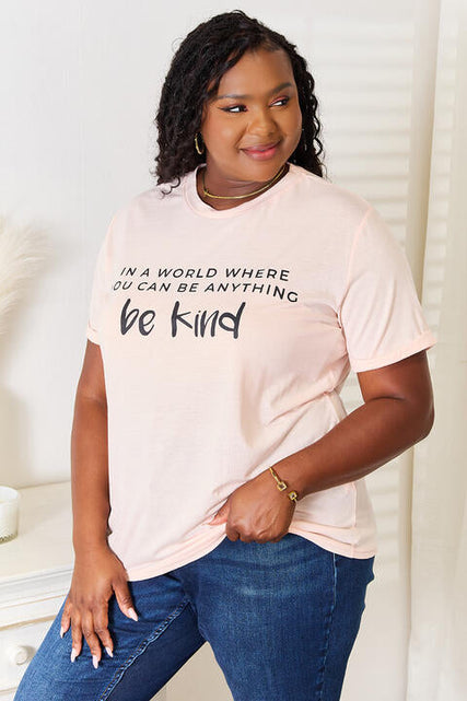 Load image into Gallery viewer, Simply Love Slogan Graphic Cuffed T-Shirt
