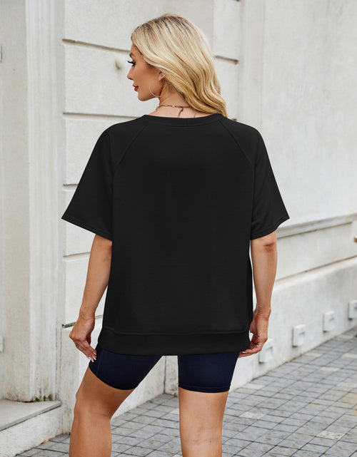 Load image into Gallery viewer, Round Neck Short Sleeve T-Shirt
