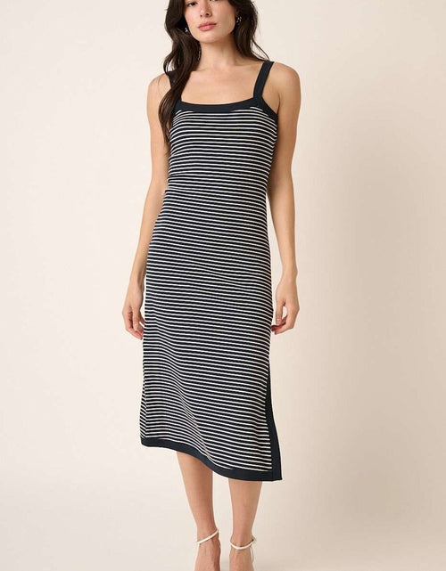 Load image into Gallery viewer, Mittoshop Contrast Striped Midi Cami Dress
