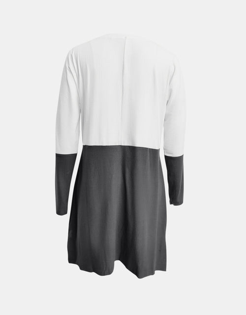 Load image into Gallery viewer, Full Size Graphic Two-Tone Round Neck Long Sleeve T-Shirt
