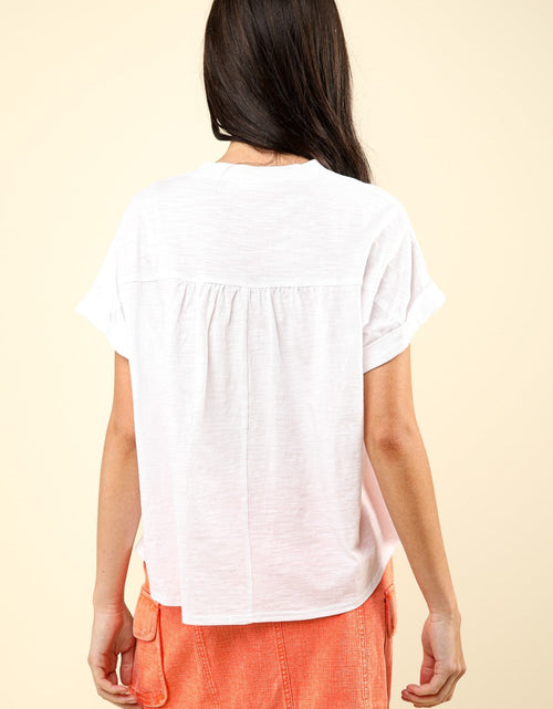 Load image into Gallery viewer, VERY J Nochted Short Sleeve Washed T-Shirt
