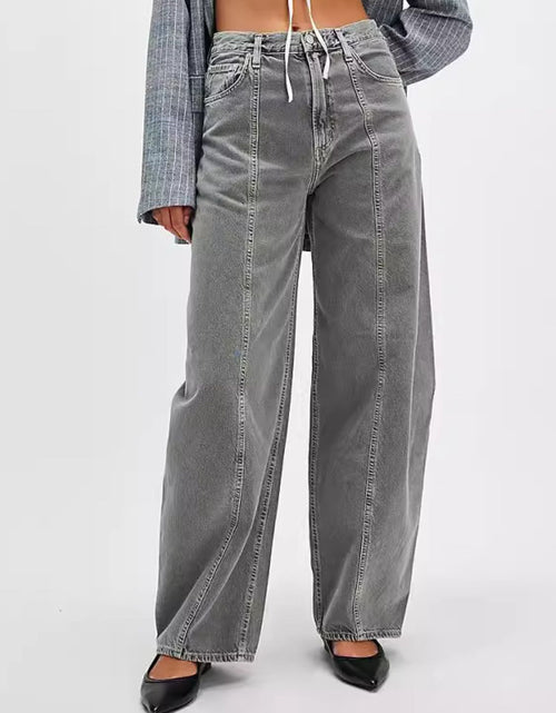 Load image into Gallery viewer, Wide Leg Jeans with Pockets
