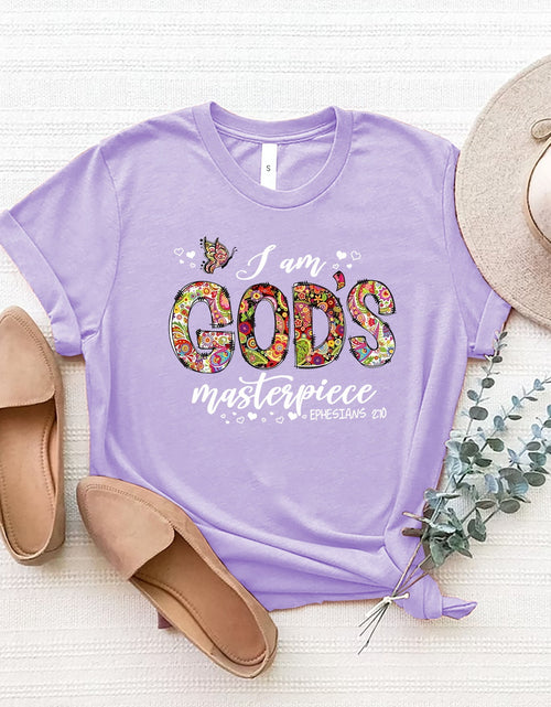 Load image into Gallery viewer, Letter Graphic Round Neck Short Sleeve T-Shirt
