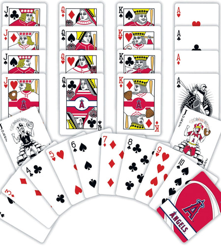 Los Angeles Angels Playing Cards - 54 Card Deck by MasterPieces Puzzle Company INC