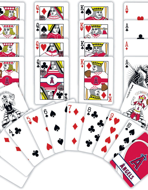 Load image into Gallery viewer, Los Angeles Angels Playing Cards - 54 Card Deck by MasterPieces Puzzle Company INC
