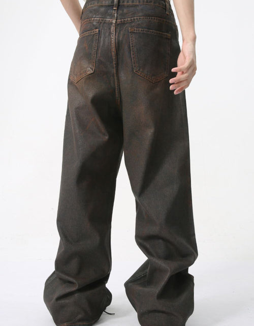 Load image into Gallery viewer, Wide Leg Men's Jeans with Pockets
