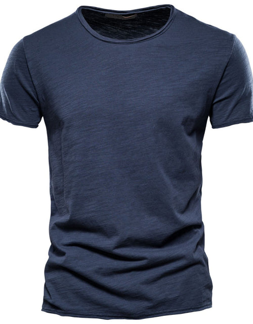 Load image into Gallery viewer, Men's Full Size Round Neck Short Sleeve T-Shirt Plus Size
