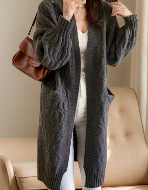 Load image into Gallery viewer, Open Front Long Sleeve Cardigan
