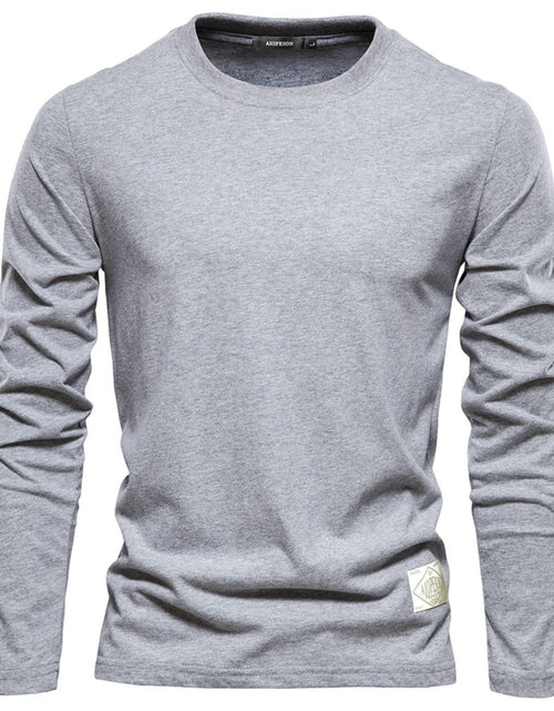 Load image into Gallery viewer, Men's Round Neck Long Sleeve T-Shirt
