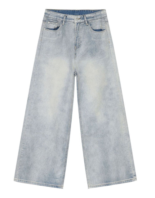 Load image into Gallery viewer, Men's Wide Leg Jeans with Pockets
