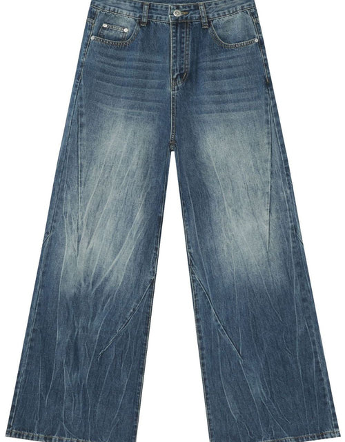 Load image into Gallery viewer, Men's Wide Leg Jeans with Pockets
