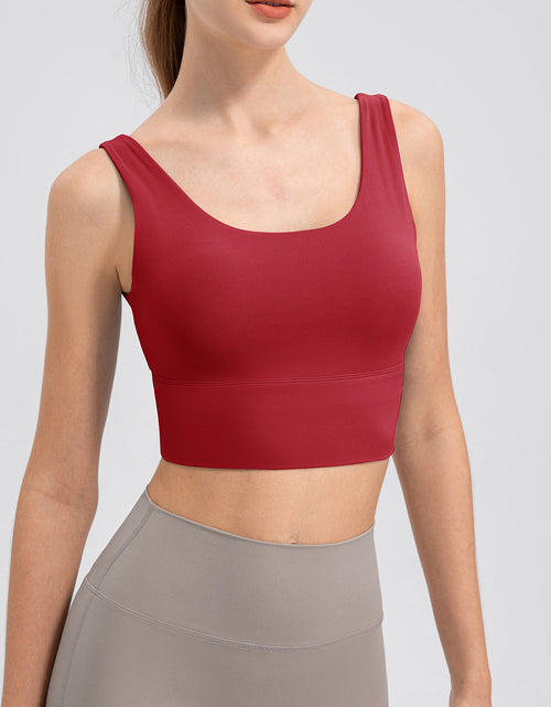 Load image into Gallery viewer, Scoop Neck Wide Strap Active Tank
