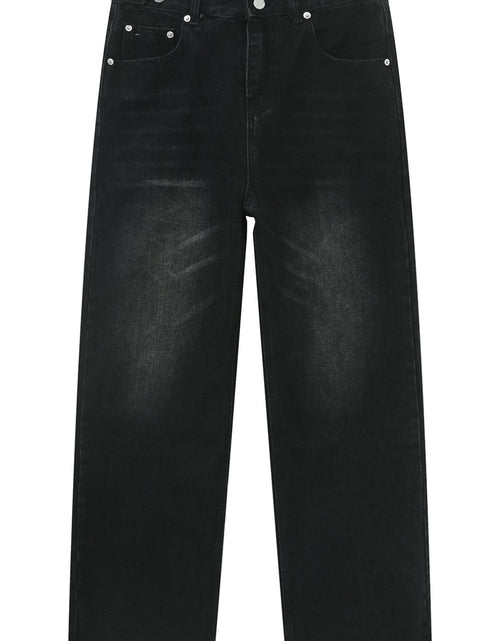 Load image into Gallery viewer, Men's Washed Straight-Leg Jeans
