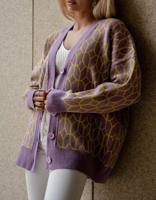 Load image into Gallery viewer, Button Up Long Sleeve Cardigan
