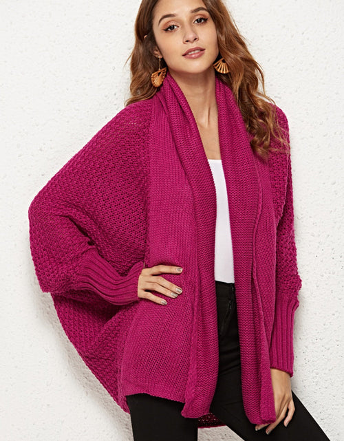 Load image into Gallery viewer, Angel Wings Open Front Batwing Sleeve Cardigan
