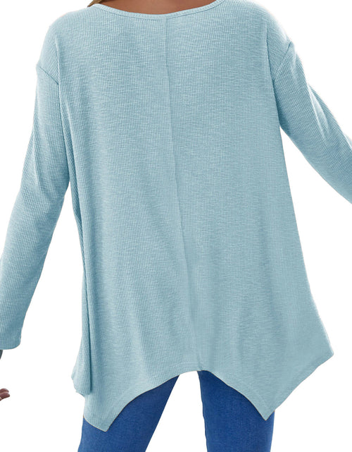Load image into Gallery viewer, Full Size V-Neck Long Sleeve T-Shirt
