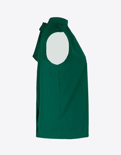 Load image into Gallery viewer, Perfee Tied Mock Neck Blouse
