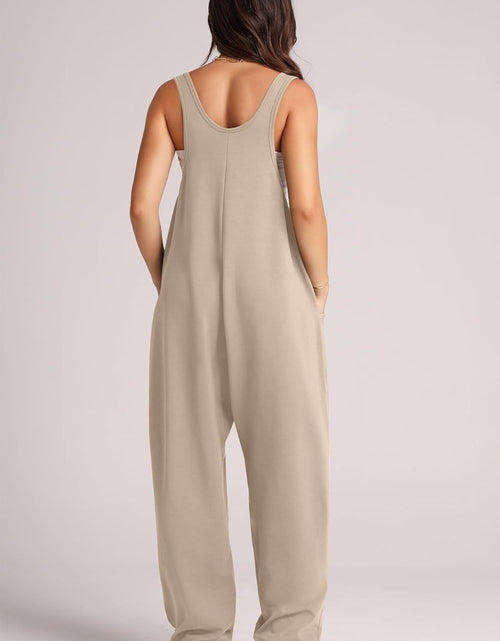 Load image into Gallery viewer, Lovelet V-Neck Wide Strap Overalls
