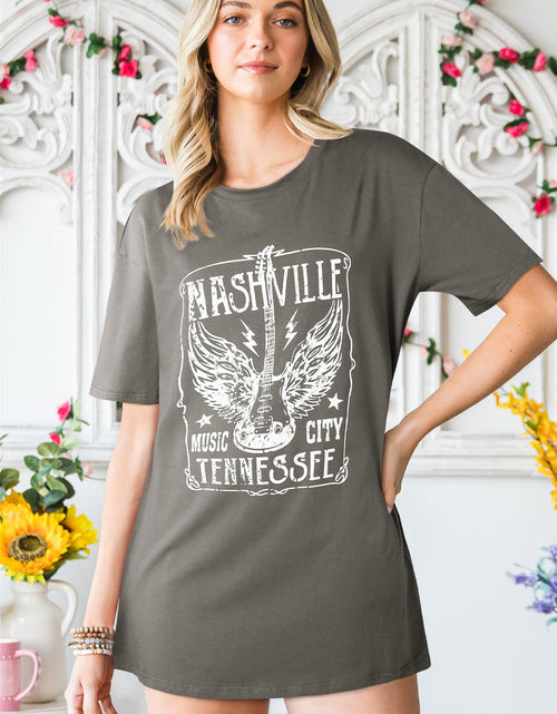 Load image into Gallery viewer, NASHVILLE MUSIC CITY TENNESSEE Graphic T-Shirt
