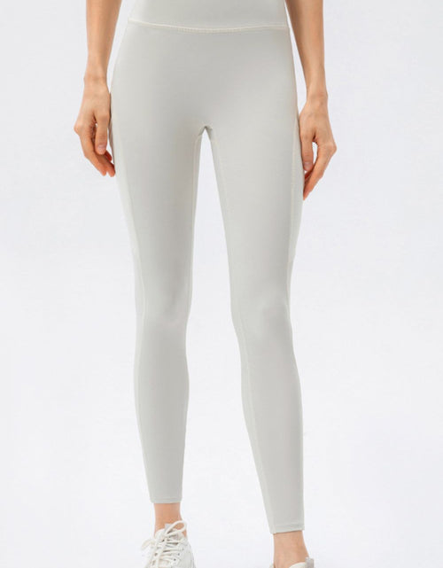 Load image into Gallery viewer, High Waist Slim Fit Long Sports Pants
