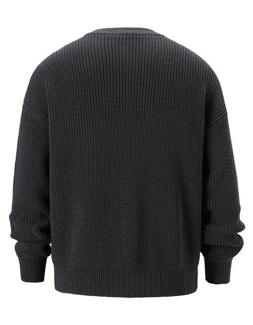 Load image into Gallery viewer, Men's Round Neck Long Sleeve Sweater
