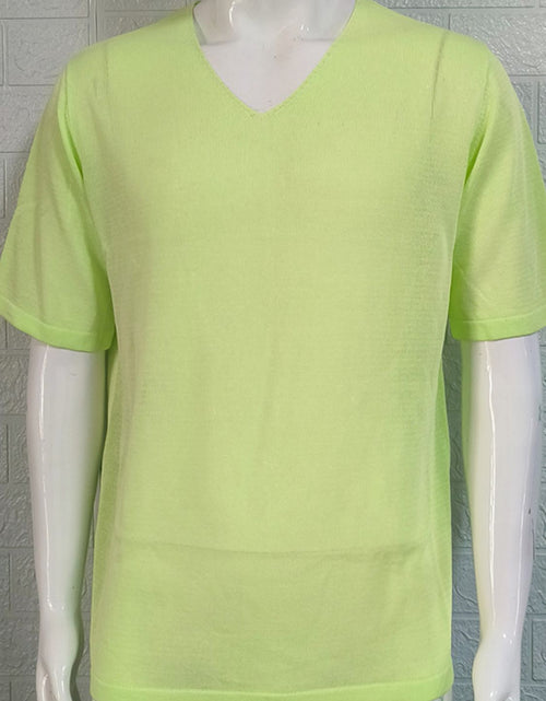 Load image into Gallery viewer, Men's V-Neck Short Sleeve T-Shirt
