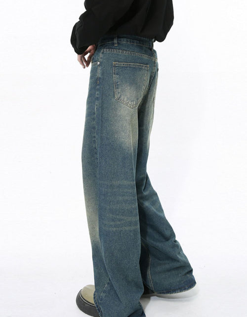 Load image into Gallery viewer, Men's Wide Leg Jeans with Pockets
