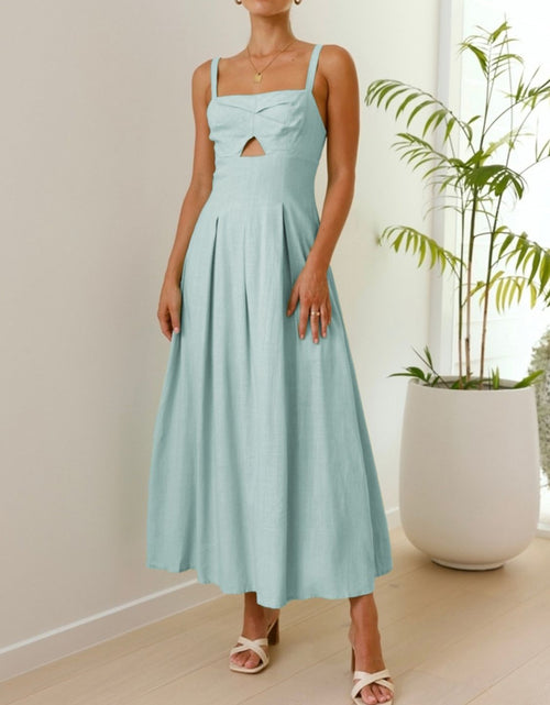 Load image into Gallery viewer, Devine Cutout Square Neck Cami Dress
