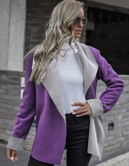 Load image into Gallery viewer, Open Front Long Sleeve Jacket
